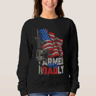 Männer bewaffnet und tödlicher Vater für den Vater Sweatshirt