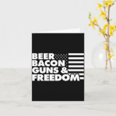 Männer Bier Bacon S Und Dom Leistung Karte (Gelbe Blume)