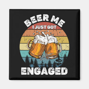 Männer Bier Wurde Verlobt Lustige Party-Feier Magnet
