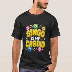 Männer-Bingo ist mein Cardio mit Glücksbällen T-Shirt