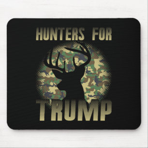Männer Camo-Hirschjäger für Trump-Jagd-Bogen-Pfeil Mousepad