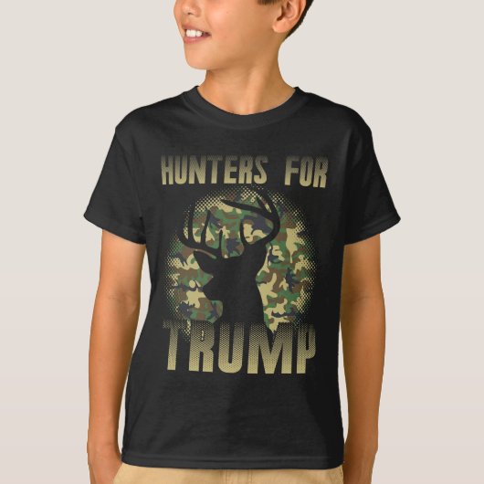 Männer Camouflage Hirschjäger für Trump Jagd Bow A T-Shirt (Vorderseite)