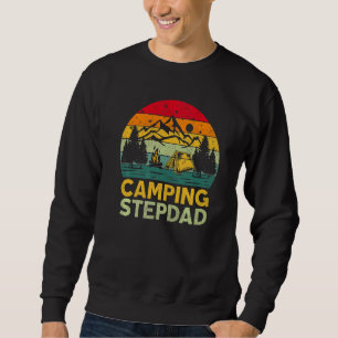 Männer Camping Stiefvater Vintage Retro Camping Va Sweatshirt