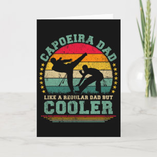 Männer Capoeira Martial Art Liebhaber Vintage Capo Karte