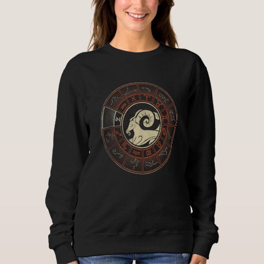 Männer Capricorn Zodiac Sweatshirt (Vorderseite)