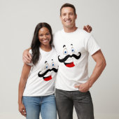 Männer Cartoon Laughing Face T - Shirt (Unisex)