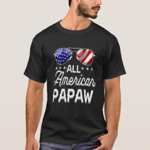 Männer Cool Alle amerikanischen Papa-Amerikaner-Fa T-Shirt