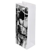 Männer Cool Cowboy Muscled Body Men's Art Geschenktüte Für Weinflaschen (Vorderseite Schrägansicht)