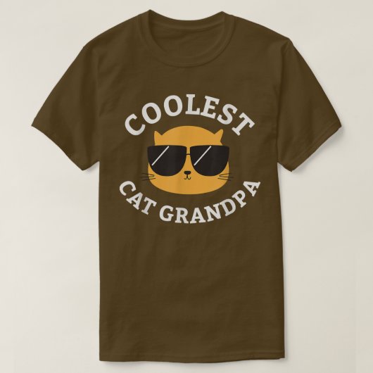 Männer Cooler Katzengroßvater Männer T-Shirt (Design vorne)