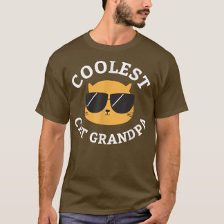 Männer Cooler Katzengroßvater Männer T-Shirt