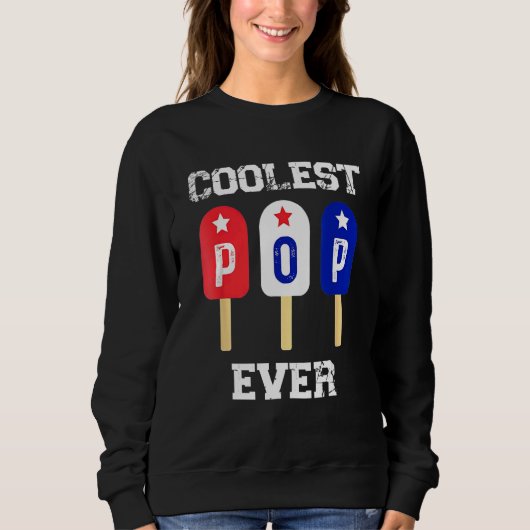 Männer Cooler Pop je Popsison Männer Bester Vater  Sweatshirt (Vorderseite)