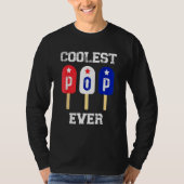 Männer Cooler Pop je Popsison Männer Bester Vater  T-Shirt (Vorderseite)