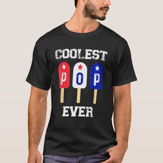 Männer Cooler Pop je Popsison Männer Bester Vater  T-Shirt (Vorderseite)
