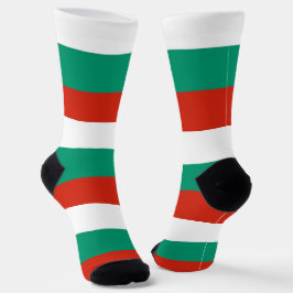 Männer Crew Socken mit bulgarischer Flagge