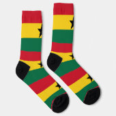 Männer-Crew-Socken mit der Flagge Ghanas Socken (Rechts)
