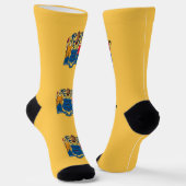 Männer-Crew-Socken mit der Flagge New Jersey Socken (Gewinkelt)