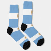 Männer Crew Socken mit der Flagge von Argentinien. (Rechts)