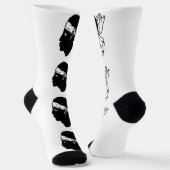 Männer Crew Socken mit der Flagge von Korsika, Fra (Gewinkelt)