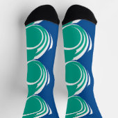 Männer-Crew-Socken mit der Flagge von Ottawa, Kana Socken (Oben)