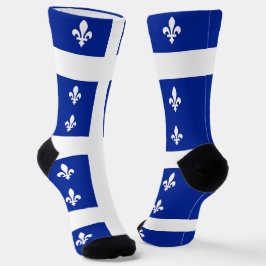 Männer-Crew-Socken mit der Flagge von Quebec, Kana Socken