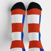 Männer Crew Socken mit Fahne Chile (Oben)