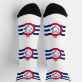 Männer Crew Socken mit Fahne Cincinnati (Oben)