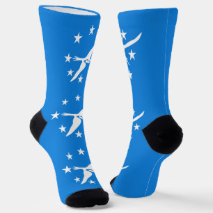 Männer Crew Socken mit Fahne von Corpus Christi, U