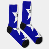 Männer Crew Socken mit Fahne von San Antonio, USA. (Rechts)