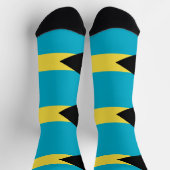 Männer Crew Socken mit Flagge Bahamas (Oben)