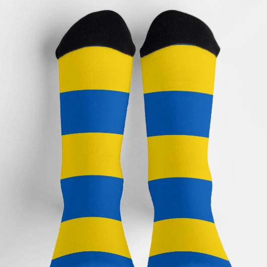 Männer Crew Socken mit Flagge der Ukraine (Oben)