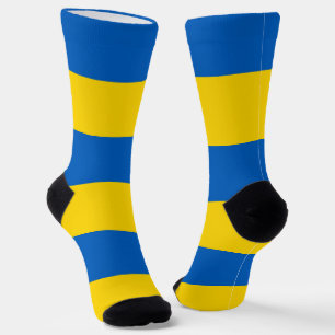 Männer Crew Socken mit Flagge der Ukraine
