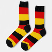 Männer Crew Socken mit Flagge in Deutschland (Linkes Detail)