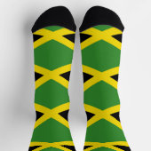 Männer Crew Socken mit Flagge Jamaikas (Oben)