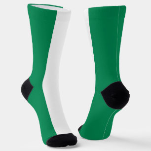 Männer Crew Socken mit Flagge Nigerias