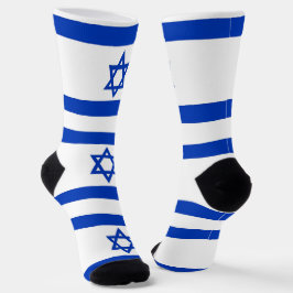 Männer Crew Socken mit israelischer Flagge