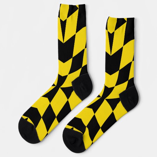 Männer Crew Socken mit Münchner Flagge, Bayern (Linkes Detail)