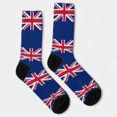 Männer Crew Socken mit neuseeländischer Flagge (Rechts)