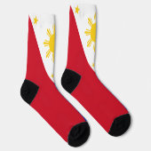Männer-Crew-Socken mit philippinischer Flagge Socken (Rechts)