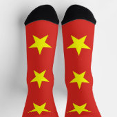 Männer-Crew-Socken mit vietnamesischer Flagge Socken (Oben)