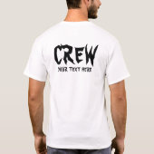 Männer Crew Tjirts Doppelsiddesign Bulk Budget T-Shirt (Rückseite)