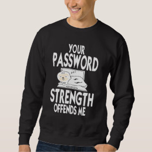 Männer-Cybersicherheits-Experte für White-Hat-Hack Sweatshirt