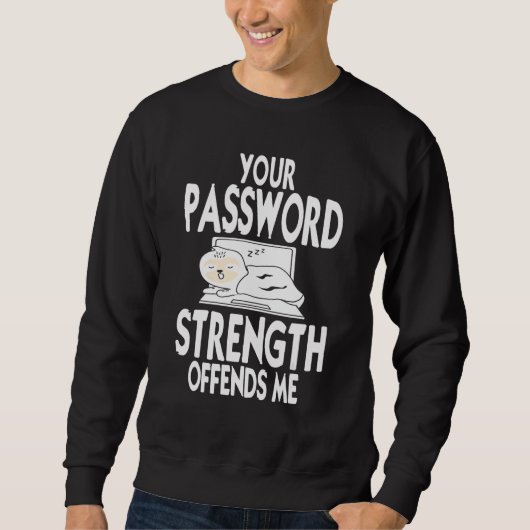Männer-Cybersicherheits-Experte für White-Hat-Hack Sweatshirt (Vorderseite)