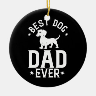 Männer Dackel Dackel Hund Welpen Eigentümer Lover Keramik Ornament