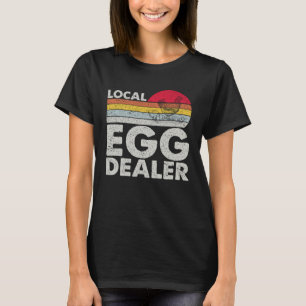 Männer Damen Retro Vintage Lokale Eierhändler Chic T-Shirt