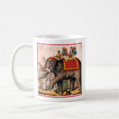 Männer Darstellend einen Zirkus mit einem Elefante Kaffeetasse (Links)