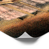 Männer Darstellend einen Zirkus mit einem Elefante Poster (Ecke)