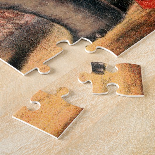 Männer Darstellend einen Zirkus mit einem Elefante Puzzle (Seite)