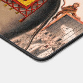 Männer Darstellend einen Zirkus mit einem Elefante Schreibtischunterlage (Ecke)