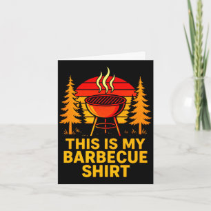 Männer das ist Barbecue - Retro-BBQ-Grillen Karte