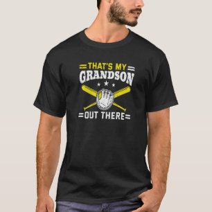 Männer das ist mein Großvater da draußen Baseball T-Shirt